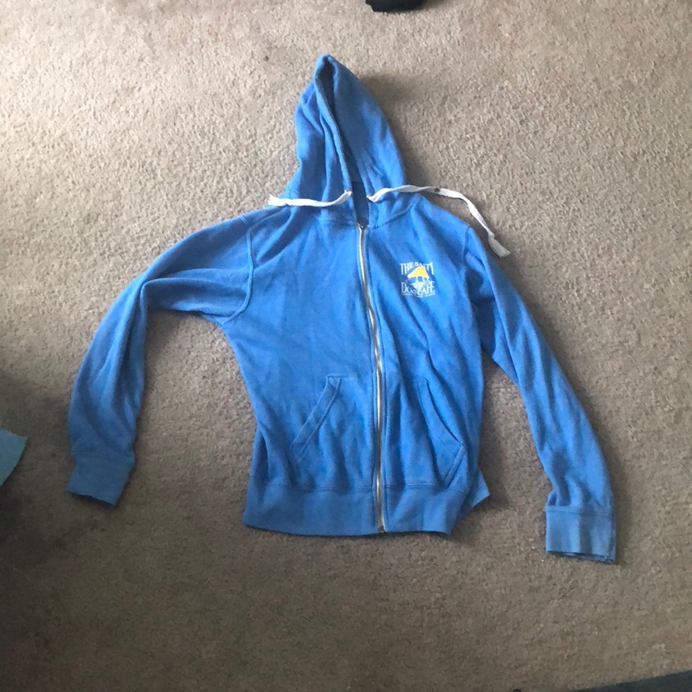 Ik am selling a salty dog cafe zip up sweatshirt